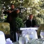 violinista y pianista en evento