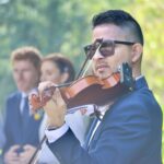 violinista Josué Rugama M. en ceremonia de boda