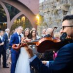 violinista Josué Rugama M. en cóctel de boda en Bilbao