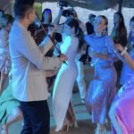 violinista en fiesta de boda