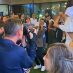 violinista en fiesta de boda